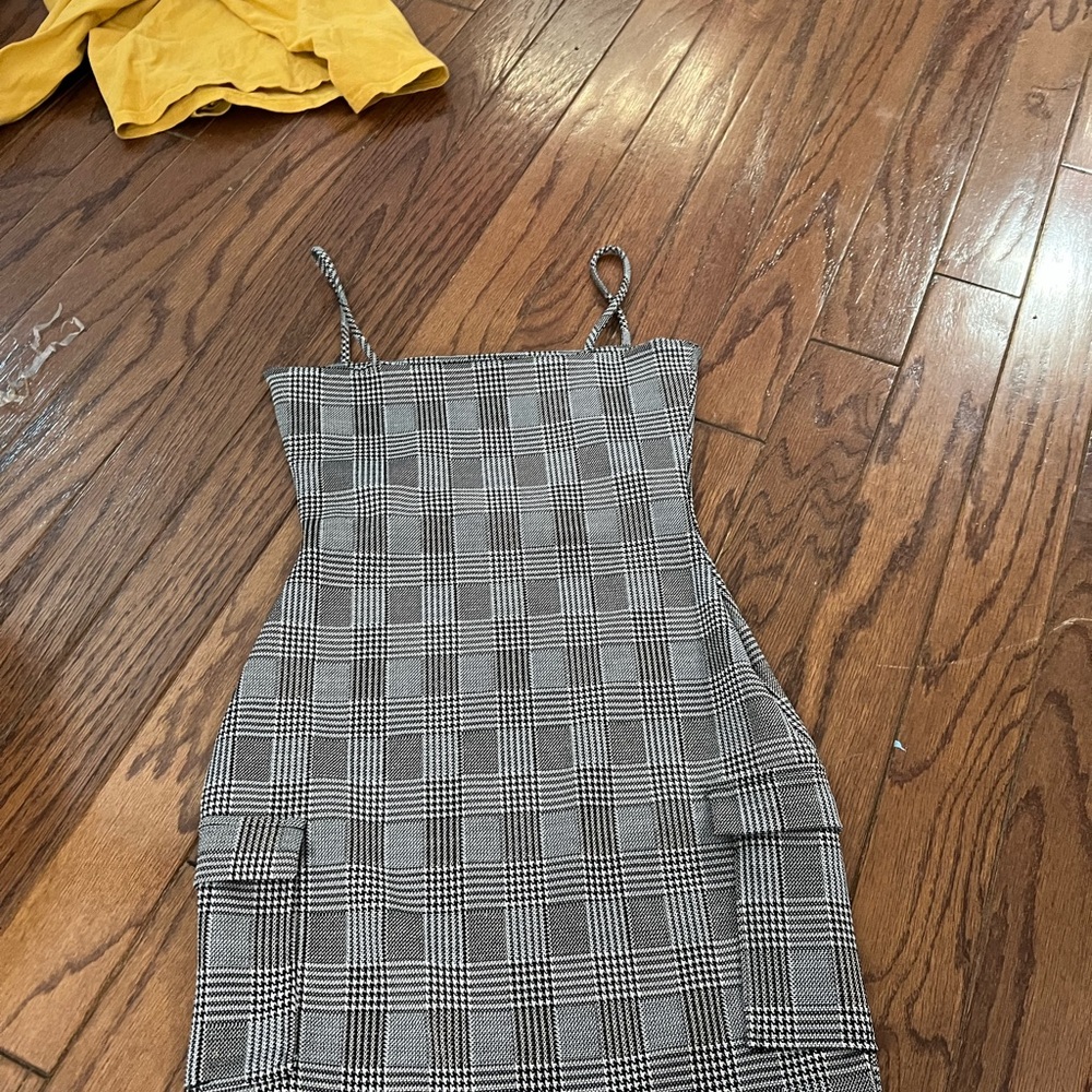 Windsor Black and White Checkered Dress